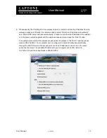 Preview for 14 page of Laptone Wireless G User Manual