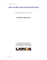 Предварительный просмотр 28 страницы Larcan FM-250 Technical Manual