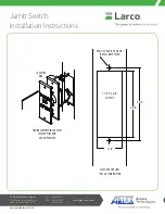 Preview for 2 page of Larco Jamb Installation Instructions