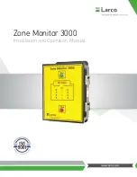 Предварительный просмотр 1 страницы Larco Zone Monitor 3000 Installation And Operation Manual