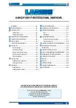 Preview for 7 page of Larius DALI LINER PLUS HAND PUSH Operating And Maintenance Instruction Manual