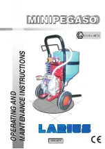 Preview for 1 page of Larius MINIPEGASO Operating And Operating And Maintenance Instructions