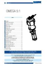 Предварительный просмотр 36 страницы Larius OMEGA 5:1 Manual