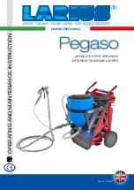 Larius Pegaso Operating And Maintenance Instruction Manual preview