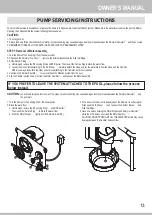 Preview for 13 page of Lark SKIMMERPLUS SFX600 Owner'S Manual