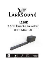 Larksound L210K User Manual preview