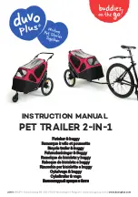 LAROY duvo plus PET TRAILER 2-IN-1 Instruction Manual preview