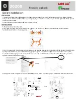 Предварительный просмотр 2 страницы LARS LAJ TRESS MODERN NATURE Manual