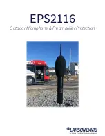 Larson Davis EPS2116 Reference Manual preview