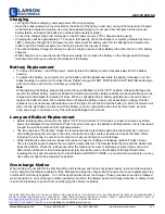Предварительный просмотр 2 страницы Larson Electronics AEX-20-LED-SA Instruction Manual