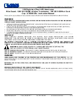 Preview for 1 page of Larson Electronics ATEX-EHL-447-LED-WG-12M-220X12.ZL-2M-EPP.CE16A Instruction Manual