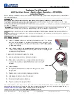 Preview for 1 page of Larson Electronics ATEX-EXP-DNS-400W-M20-HV Instruction Manual