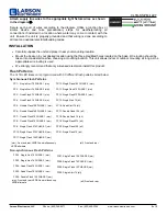 Предварительный просмотр 2 страницы Larson Electronics CL1B-SS-PM-1227 Instruction Manual