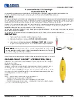 Larson Electronics EHL-LED-120X12V-XGFI Series Instruction Manual предпросмотр