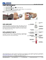 Preview for 2 page of Larson Electronics EHL-LED-120X12V-XGFI Series Instruction Manual