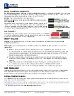 Preview for 2 page of Larson Electronics EHL-LED-15W-50-HR Instruction Manual