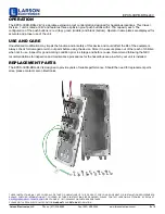 Предварительный просмотр 2 страницы Larson Electronics EPCS-3XPB-BRG-24V Instruction Manual