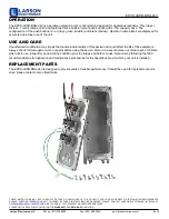 Preview for 2 page of Larson Electronics EPCS-3XPB-BRG-24V Instruction Manual