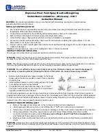Larson Electronics EPL-24-2L-LED-VISRED Instruction Manual предпросмотр