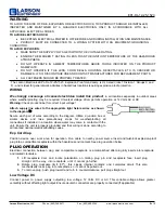 Предварительный просмотр 2 страницы Larson Electronics EPL-DL-12-25-1523 Instruction Manual