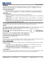 Preview for 2 page of Larson Electronics EPL-DL-12-25-1523 Instruction Manual