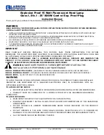 Предварительный просмотр 1 страницы Larson Electronics EPL-FL1524-25-1523 Instruction Manual