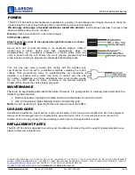 Предварительный просмотр 2 страницы Larson Electronics EPL-FL1524-LED Series Instruction Manual