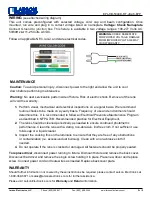 Предварительный просмотр 2 страницы Larson Electronics EPL-HB-50LED-RT-JB2-6-EPP Instruction Manual