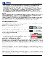 Preview for 2 page of Larson Electronics EPL-LP-12-LED-SFC.LP Instruction Manual