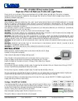 Preview for 1 page of Larson Electronics EPL-LP-48W-LED Instruction Manual