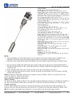 Предварительный просмотр 2 страницы Larson Electronics EPL-TL-1X10W-C-PA-XFSW Instruction Manual