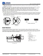 Preview for 3 page of Larson Electronics EPL-TL-1X10W-C-PA-XFSW Instruction Manual