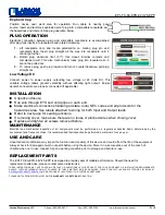 Preview for 3 page of Larson Electronics EPL-TX-8A-EPO-24V-25-EPP Instruction Manual