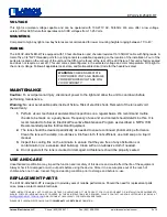 Preview for 2 page of Larson Electronics EPLC2-LB-25LED-RT Instruction Manual