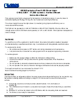 Preview for 1 page of Larson Electronics EPLC2-LED-150W-RT-DNS Instruction Manual