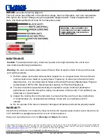 Preview for 3 page of Larson Electronics EPLC2-LED-150W-RT-JB2 Instruction Manual