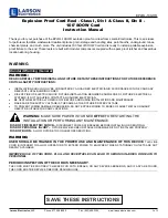 Larson Electronics EPLRL-100-HR Quick Start Manual предпросмотр