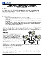 Preview for 1 page of Larson Electronics EPLX-SL-PT-3X80W.RD2-TRC-20X-100C Instruction Manual