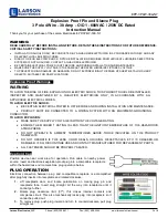 Preview for 1 page of Larson Electronics EPP-3P4W-30A-N7 Instruction Manual