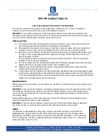 Preview for 1 page of Larson Electronics EPS-PB10-MS-AT-N4X-V3 Quick Manual