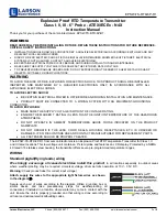 Preview for 1 page of Larson Electronics EPSW-TS-RTD-6P-R1 Instruction Manual