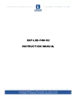 Предварительный просмотр 1 страницы Larson Electronics EXP-LED-F4W-R2 Instruction Manual