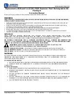 Larson Electronics EXP-LED-RL-FX5R-199 Instruction Manual предпросмотр