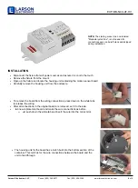 Preview for 3 page of Larson Electronics EXP-MS-N4X-AT-HV Instruction Manual