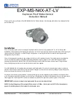 Larson Electronics EXP-MS-N4X-AT-LV Instruction Manual preview