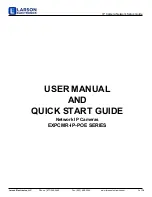 Larson Electronics EXPCMR-IP-POE Series User Manual And Quick Start Manual preview