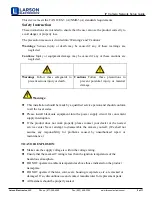 Предварительный просмотр 2 страницы Larson Electronics EXPCMR-NDAA-IP-POE Series User Manual And Quick Start Manual