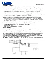 Предварительный просмотр 2 страницы Larson Electronics GAU-EMG-2X2W-8H Instruction Manual