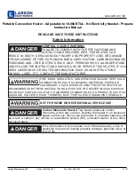 Preview for 1 page of Larson Electronics GAU-GFH-CH-18K Instruction Manual