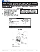 Preview for 4 page of Larson Electronics GAU-GFH-CH-18K Instruction Manual